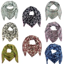 XXL Dreieck Schal Blumen