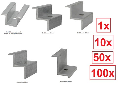 100x photovoltaik solar - 1x,