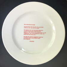 Kunst Teller Rolf Persch