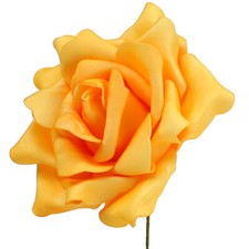 Foam Rose Ø15cm Gelb 4 St –
