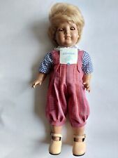 Sammlerpuppe Schildkrötpuppe Schlafaugen ,Junge, 40cm groß, 1985 mit Zertifikat