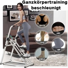Bauchtrainer Rückentrainer Shaper Muskeltrainer klappbar Cross Stepper + Zähler
