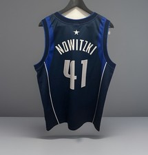 Champion Trikot Nowitzki Dallas Mavericks Size L Vintage NBA 41 Jersey Dirk 90s