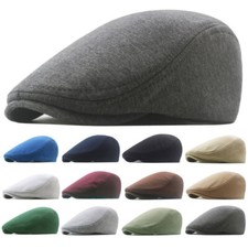Herren Barett Hut Gatsby Schiebermütze Golfmütze Cabbie Kappe Golf Hüte Flatcap~