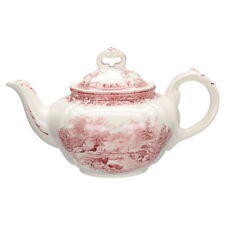 Teekanne klein Portionskanne RARITÄT Villeroy & Boch Burgenland rot