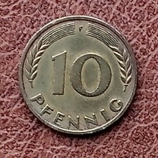 10 PFENNIG MÜNZE/COIN. 1950 F