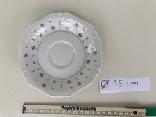 Untertasse 15 cm für Kaffee/Teetasse Eschenbach La Reine Streublumenmuster 1978