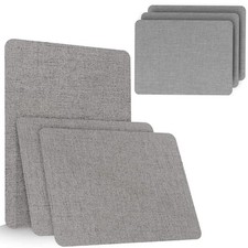 Selbstklebende Stoff-Reparaturflicken für Sofas, Autositze & Vorhänge - Grau