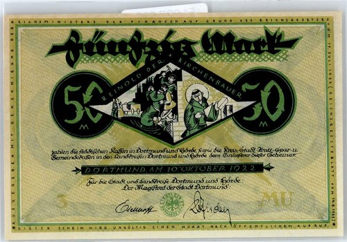 51037532 notgeld mark - 50,
