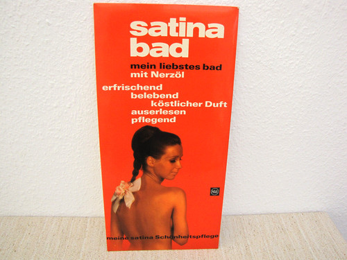 Satina bad reklame aufsteller - satina,
