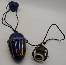 Jugendstil Porzellan Blau /