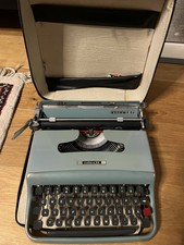 Vintage alte Olivetti Lettera 22 Vintage Schreibmaschine 50er Jahre mit Tasche