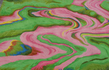 Museal 70s Psychedelic Teppich