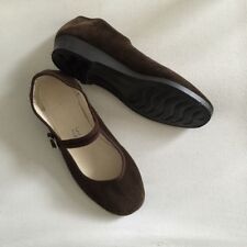 China Schuhe Samtschuhe Ballerinas  Trachtenschuhe Damenschuhe braun 35# bis 42#