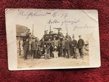 WK1 Foto Russland 1917 im Felde Schützengraben Gasalarm gel n Körrenzig Linnich