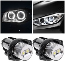 2* LED Angel Eyes Für BMW E90 E91 XENON WEISS Standlicht Für BMW Corona Ringe DA