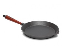 Skeppshult Gusseisen Bratpfanne Ø 28 cm mit Holzgriff
