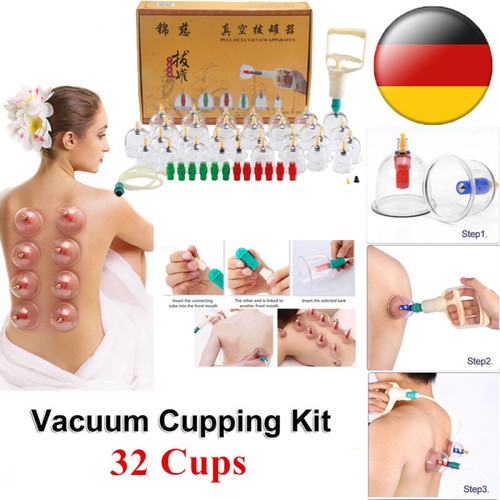 Schröpfen set für vakuum - schröpfen,