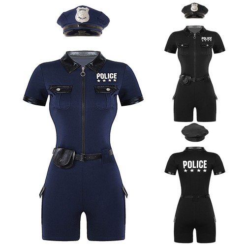 Damen polizistin kostüm - de,