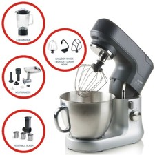 Küchenmaschine Komplettset 4,5Liter Profi-Knetmaschine Standmixer Fleischwolf