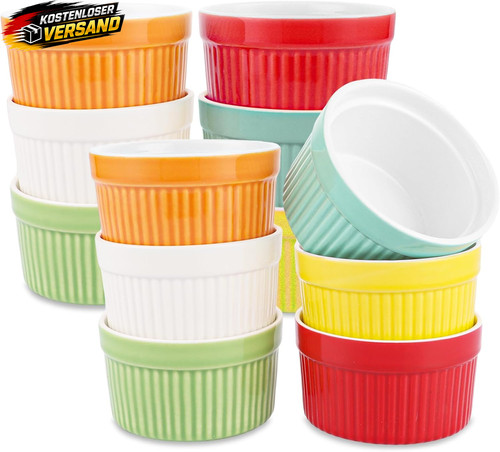 12er set souffle förmchen - set,