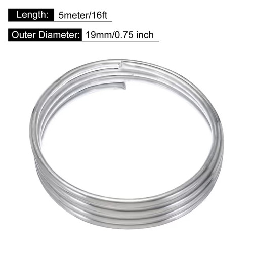 Spiral aluminum tube - spiral, 3/4"