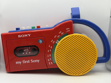 Sony my first sony CFM-2500 Radio Cassette Corder ohne Mikrofon Teildefekt