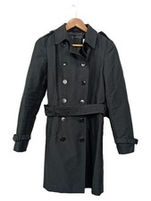 Hallhuber Damen Trenchcoat Schwarz Gr. 38 Klassisch