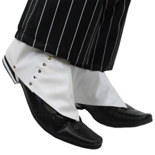 Gangster gamaschen weiss 20er - gangster,
