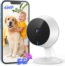 4MP WIFI IP Kamera 2,4G&5G WLAN Überwachungskamera Webcam HD Innen Nachtsicht