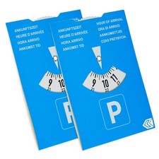 Papier Parkscheibe PKW