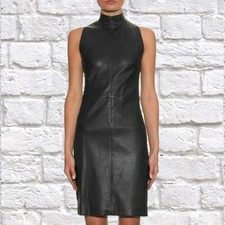 Damen Schwarzes Leder