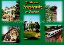 Priestewitz Ortsmotive Turm Storchennest Eisenbahn