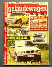 Zeitschrift: Geländewagen Magazin 9/2000 * Hummer BMW Nissan Toyota RAV4 Pickup