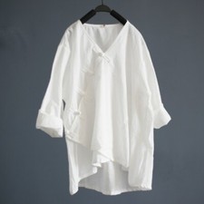 Damen Locker Baumwolle Top