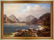 Ölbild Achensee Bergsee