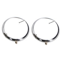 Lampenringe verchromt