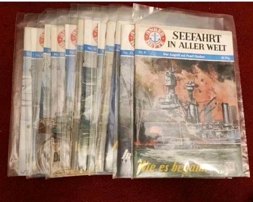13x ankerhefte seefahrt - ankerhefte, in