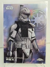 Topps 2025 Star Wars Chrome / Rainbow Refractor  / 26 Captain Rex