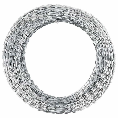 Stacheldraht mit klemmen - mit,
