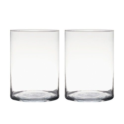 Zylinder glasvase 2er set - glasvase, 2er-set