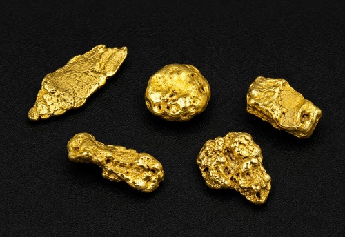 Goldnuggets aus yukon - aus,