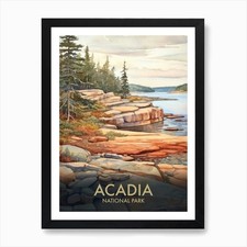 Acadia Nationalpark Vintage
