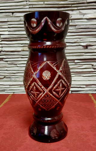 Vase aus bleikristall - aus,