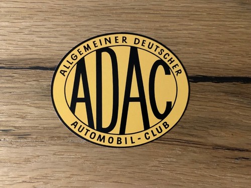 Adac aufkleber plakette - adac,
