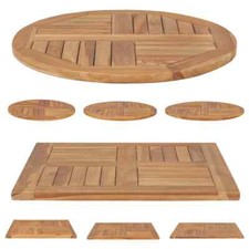 Teak Massiv Tischplatte