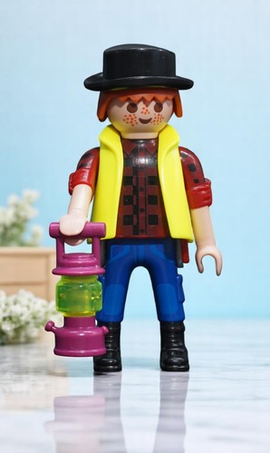 Playmobil figur zug - figur, bahnhof