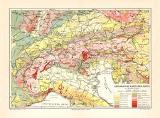 Alpen Geologie historische