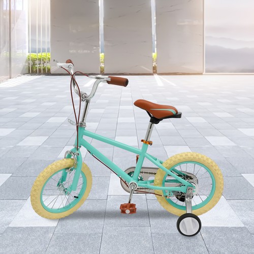 Dunkelgrün Kinderfahrrad
