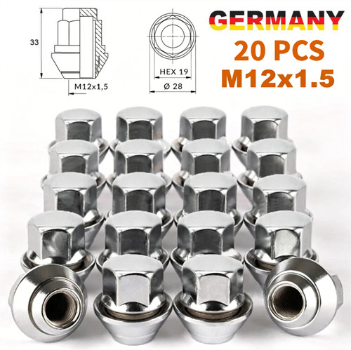 20x radmuttern kegelbund - radmuttern,